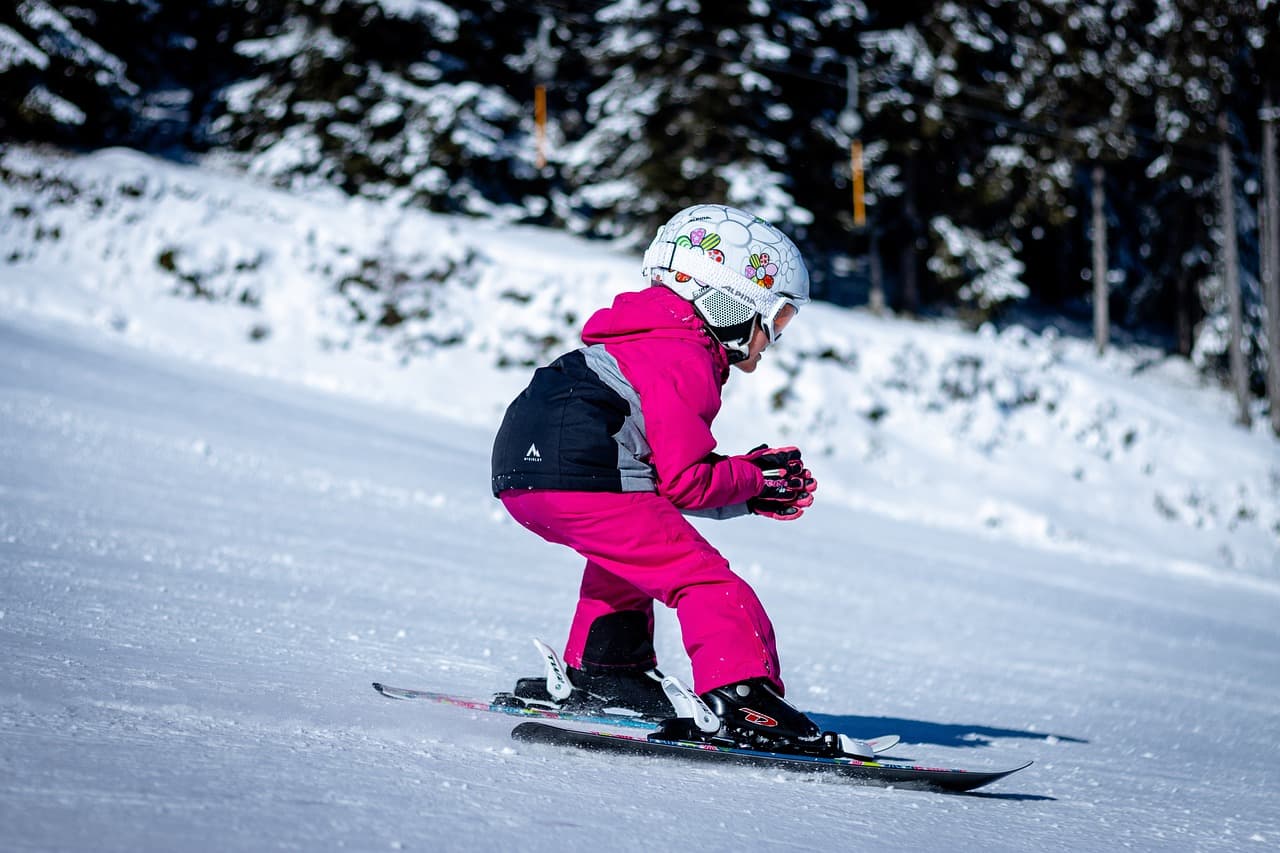 Skiing in Solang