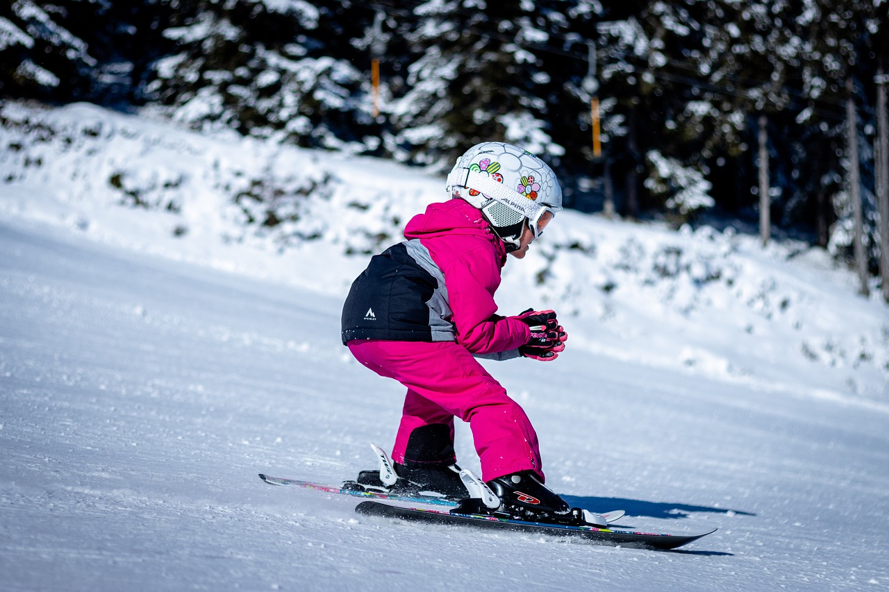 Skiing in Solang