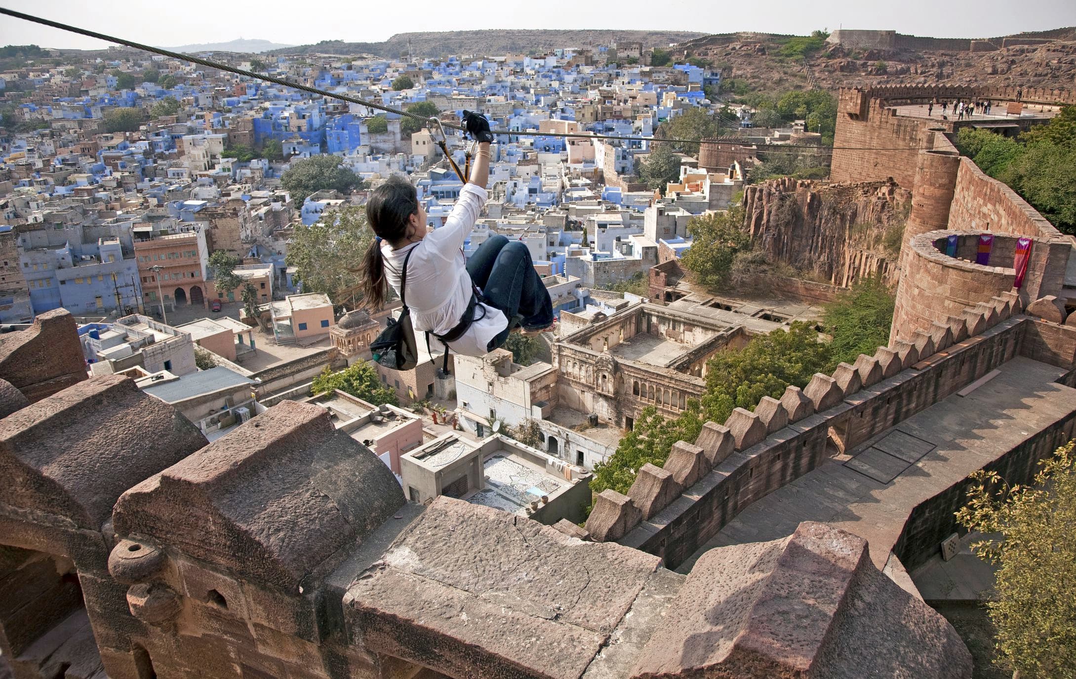 Zip Line ride in Jodhpur