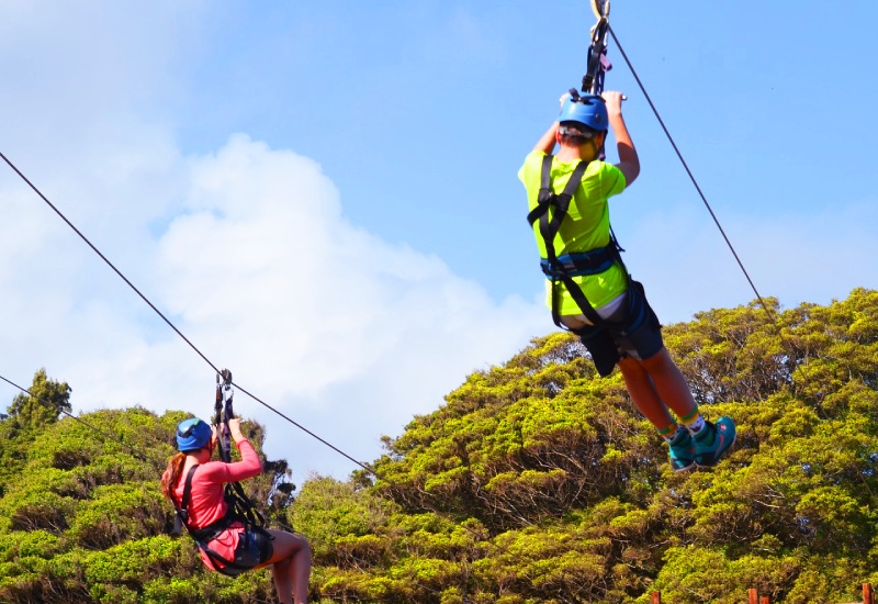Zip Line ride in Mussoorie